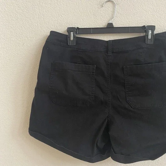 Sound Style New York Los Angeles Black Black Cuffed Pocketed Size 12 - Picture 6 of 9